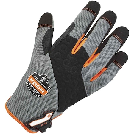 710 Utility Gloves, Medium, Gray